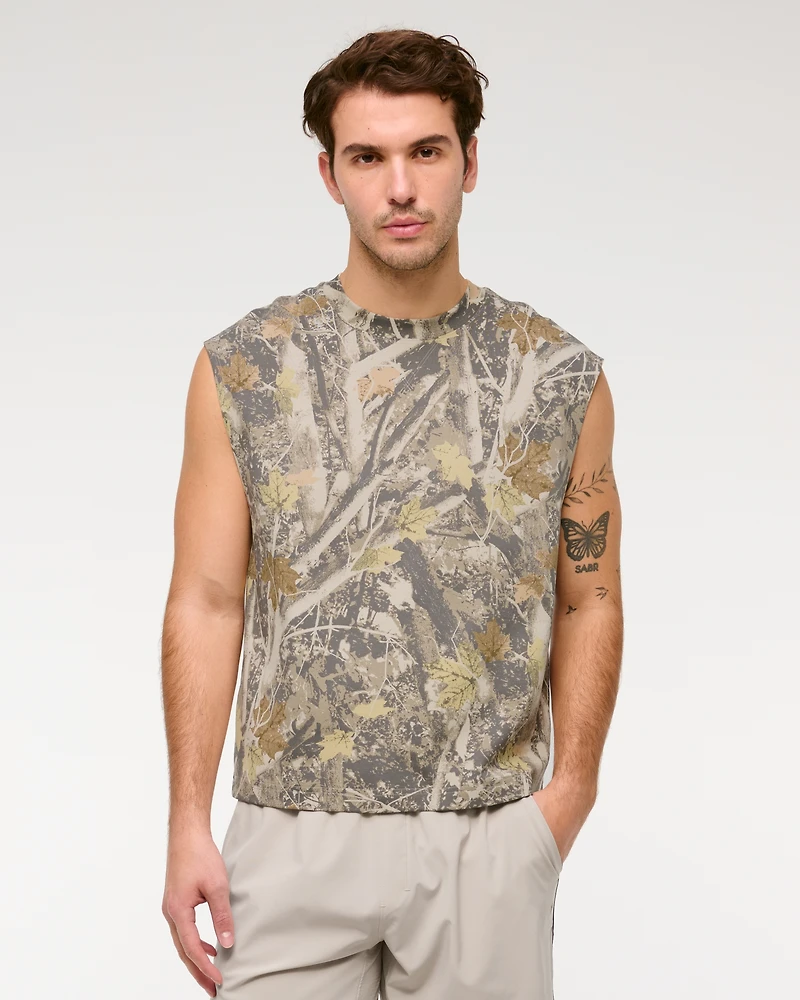 YPB Heavyweight Cotton Extended Shoulder Tank