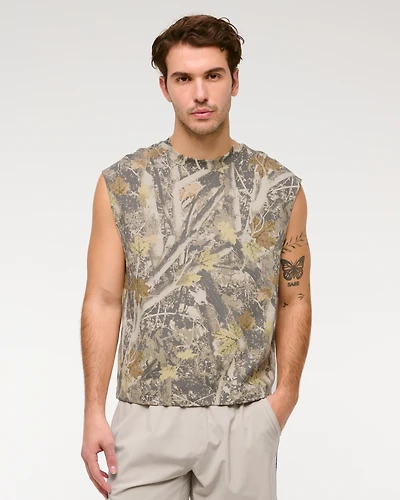 YPB Heavyweight Cotton Extended Shoulder Tank