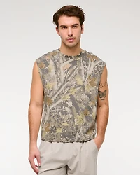 YPB Heavyweight Cotton Extended Shoulder Tank