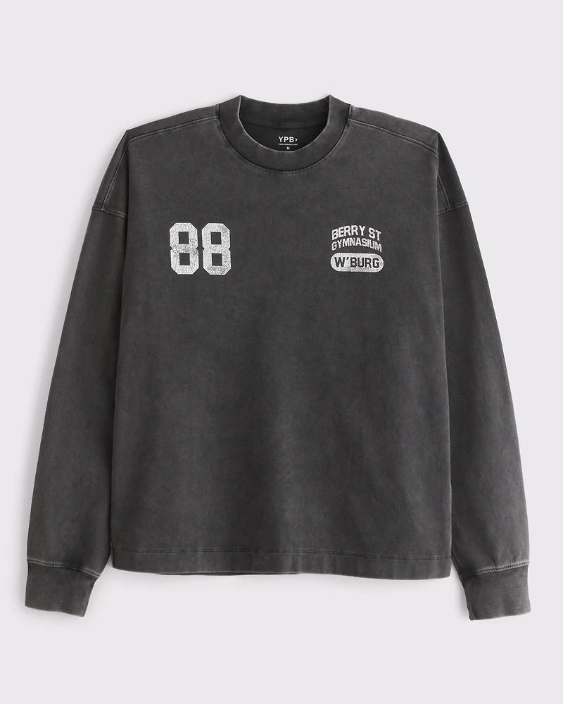 YPB Cotton-Blend Pump Cover Long-Sleeve Tee