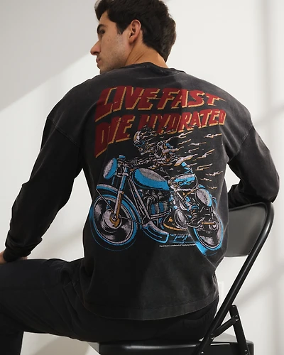 YPB Cotton-Blend Pump Cover Long-Sleeve Tee