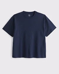 Camiseta deportiva YPB corta de algodón grueso con estampa