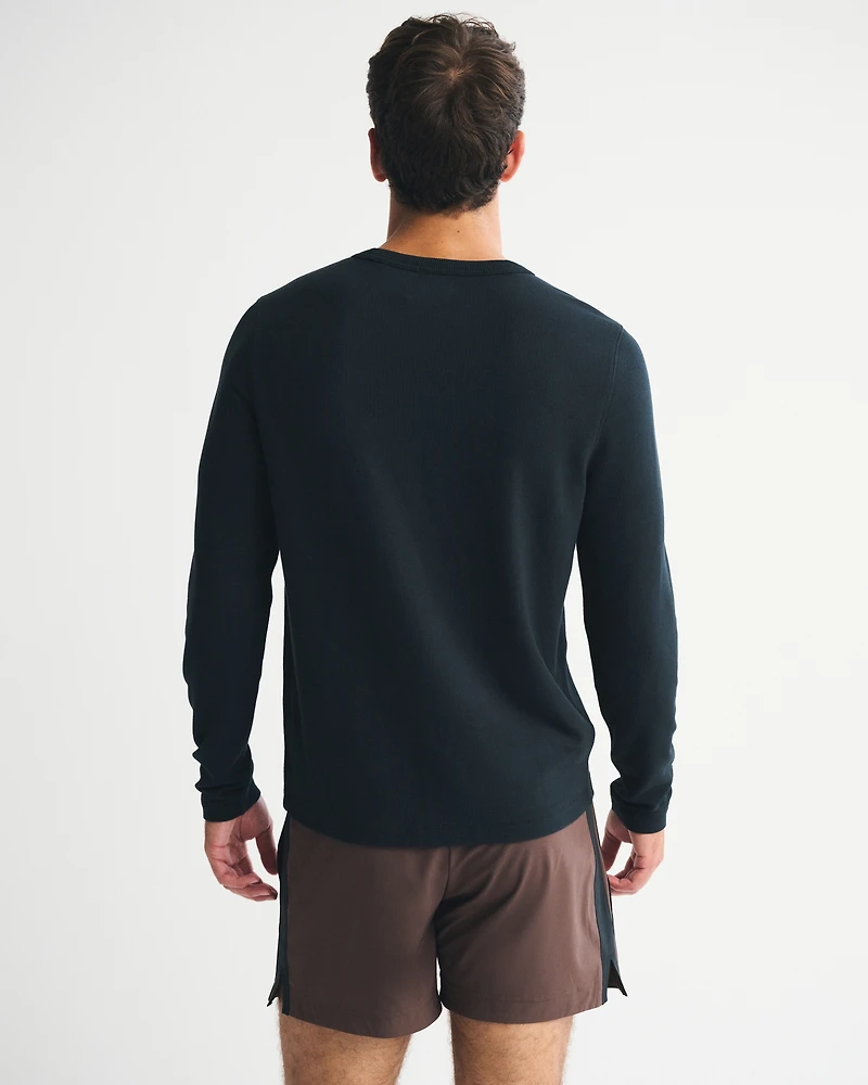 YPB Active Waffle Long-Sleeve Tee