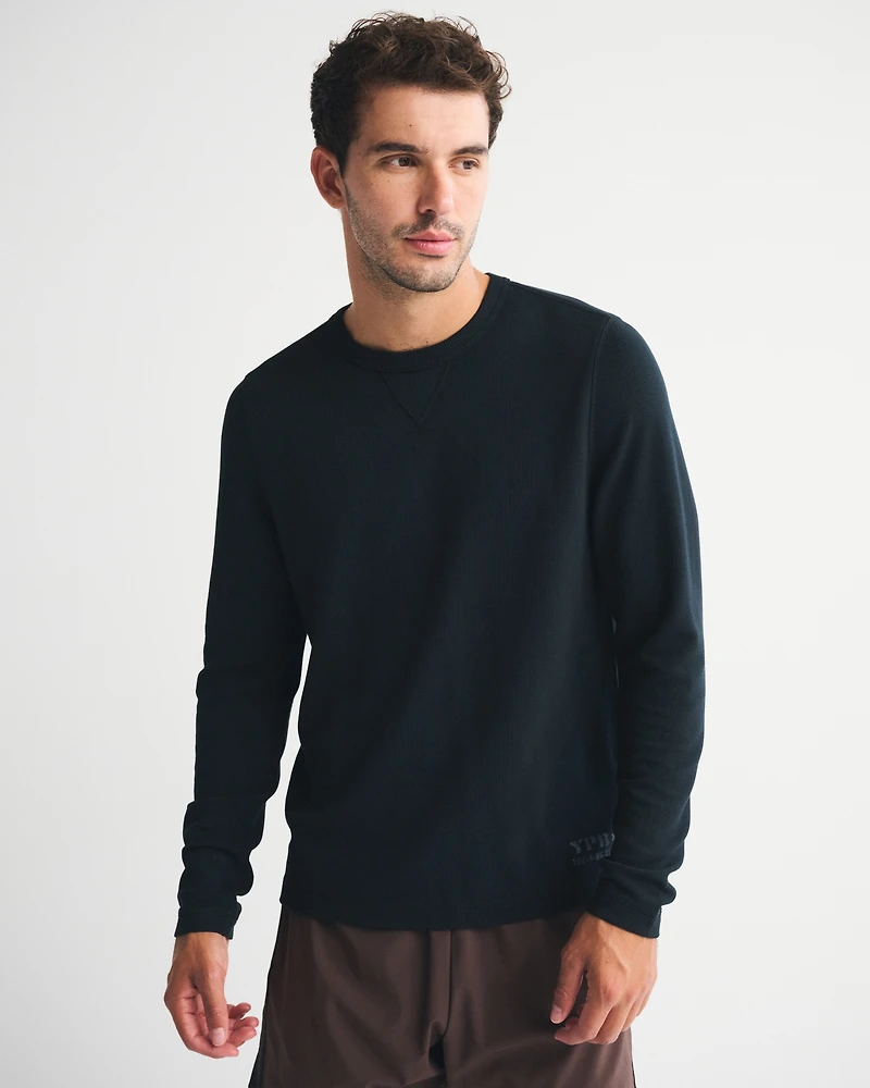 YPB Active Waffle Long-Sleeve Tee