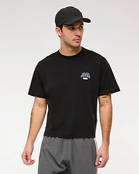 YPB Active Cropped Heavyweight Cotton Graphic Tee
