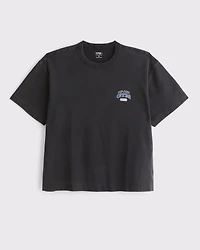 YPB Active Cropped Heavyweight Cotton Graphic Tee