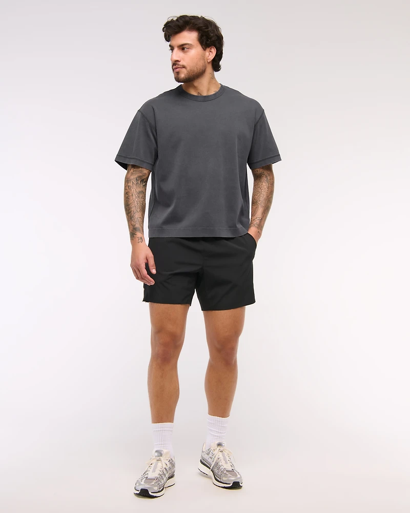 YPB Active Cropped Heavyweight Cotton Graphic Tee