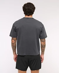 YPB Active Cropped Heavyweight Cotton Graphic Tee