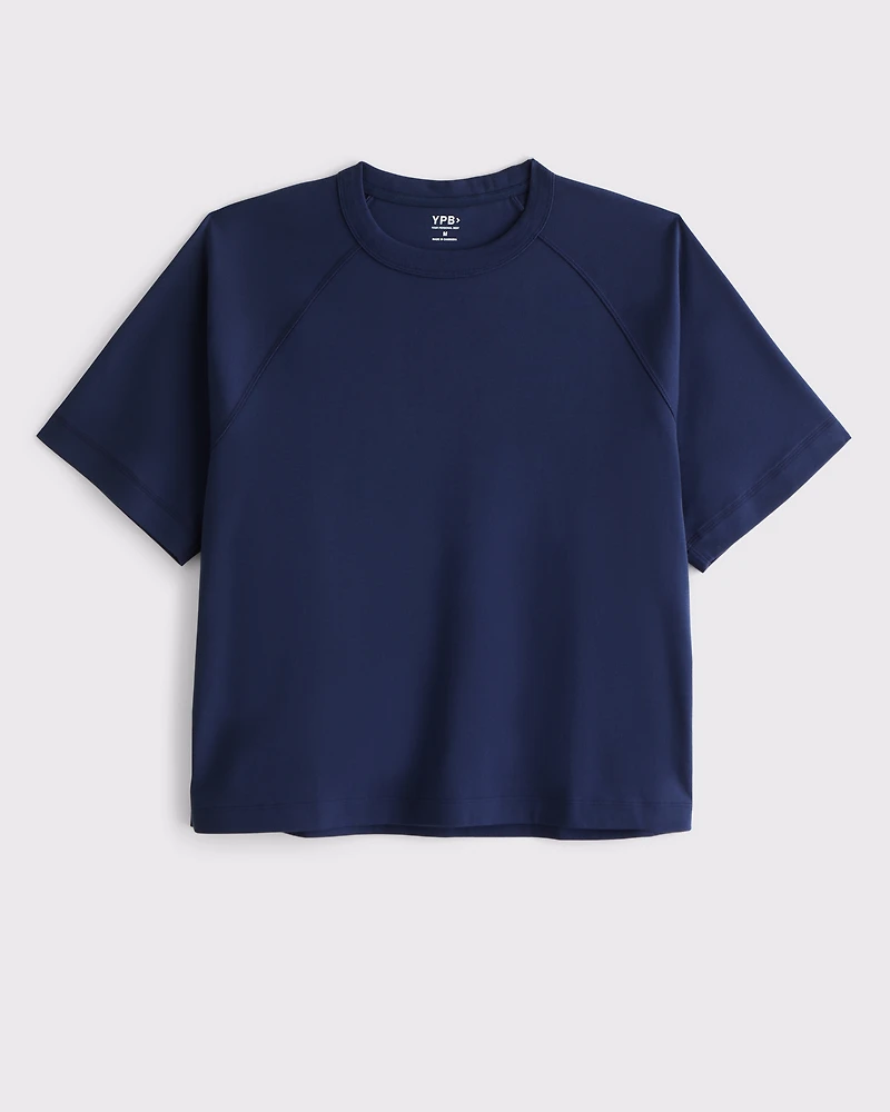 YPB Active Shrunken Cropped Heavyweight Cotton Tee