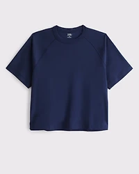 YPB Active Shrunken Cropped Heavyweight Cotton Tee