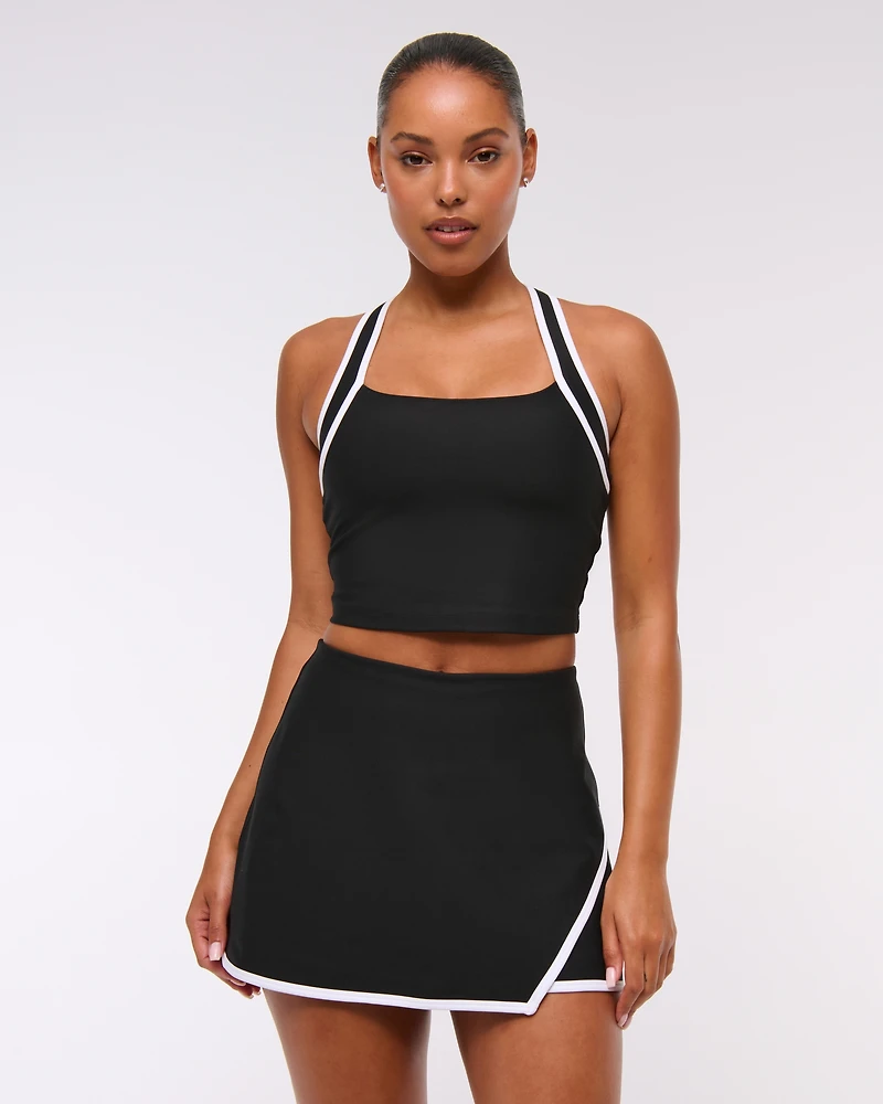 YPB sculptLUX Lined Asymmetrical Wrap Skirt
