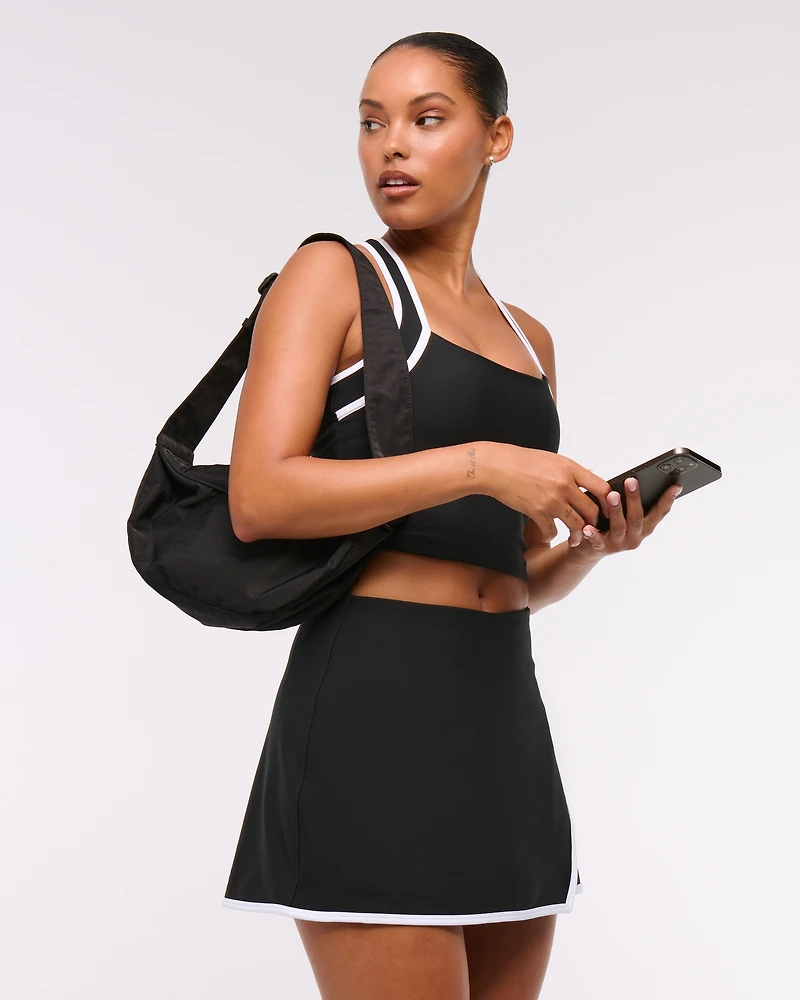YPB sculptLUX Lined Asymmetrical Wrap Skirt