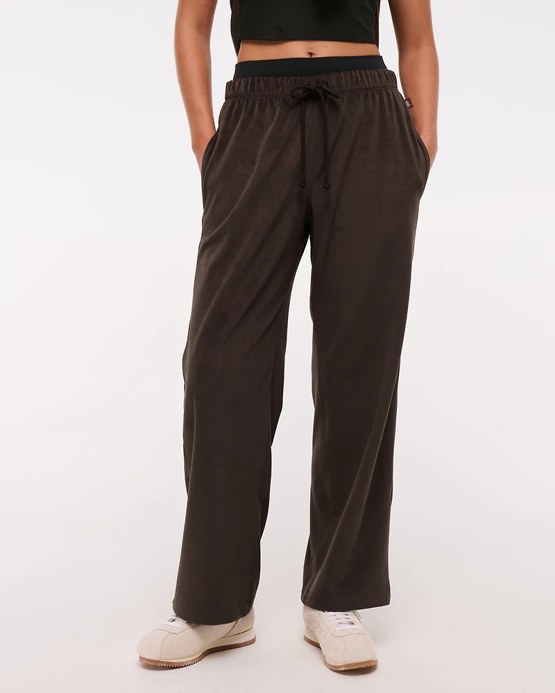 YPB superSOFT Rib Wide Leg Sweatpant