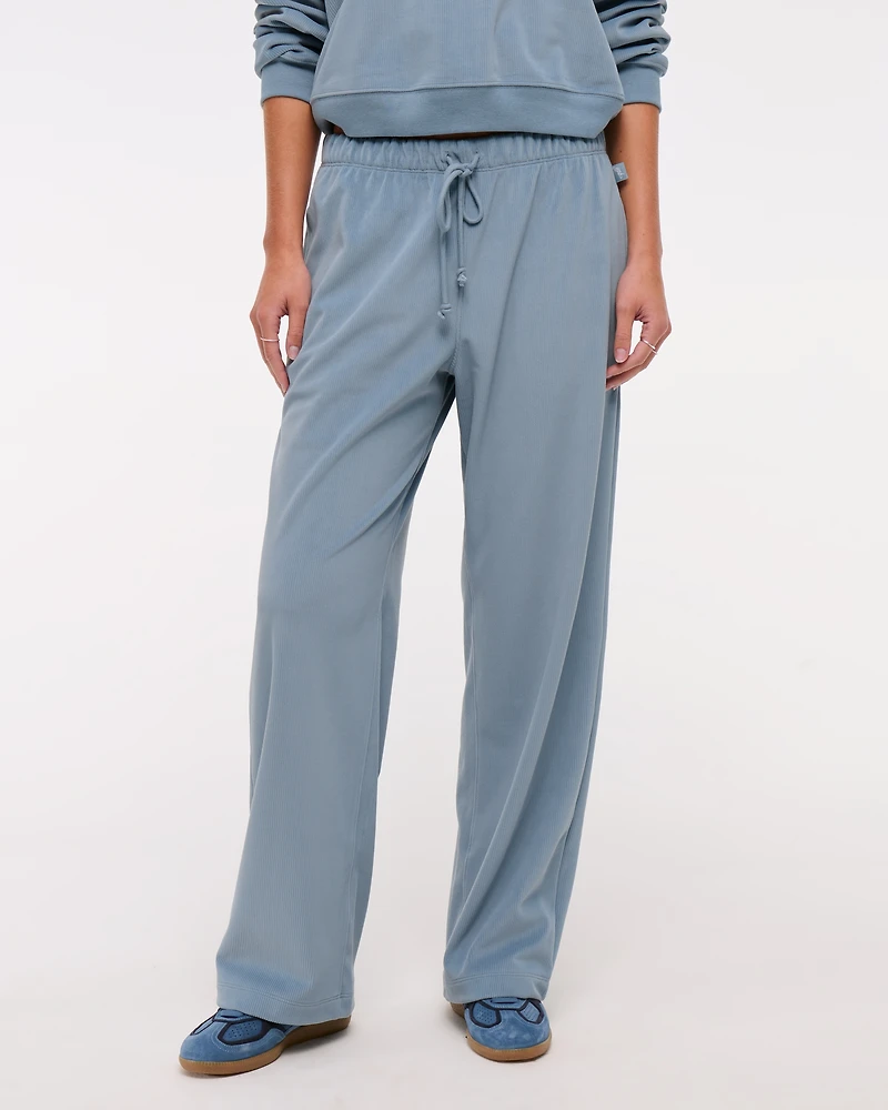 YPB superSOFT Rib Wide Leg Sweatpant
