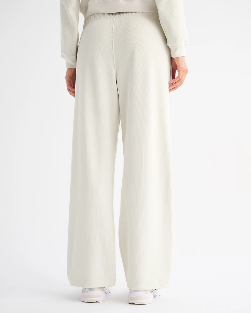 YPB superSOFT Rib Wide Leg Sweatpant