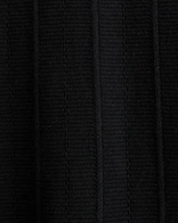 Textural Stripe Zip Sweater Polo