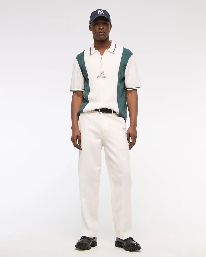 Cadillac Zip Sweater Polo