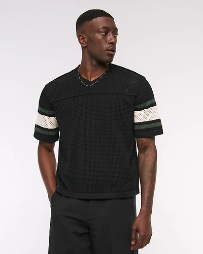 Football Jersey-Inspired Sweater