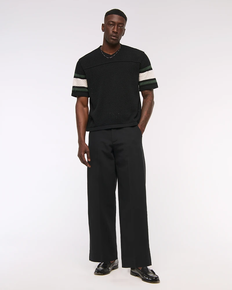 Football Jersey-Inspired Sweater