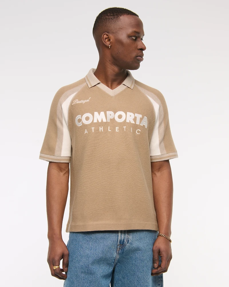 Soccer Jersey-Inspired Sweater