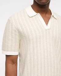 Classic Stitch Johnny Collar Sweater Polo