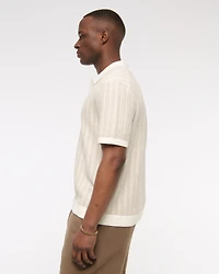 Classic Stitch Johnny Collar Sweater Polo