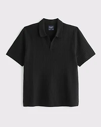 Classic Stitch Johnny Collar Sweater Polo