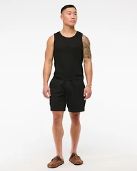 Cropped Classic Stitch Sweater Tank