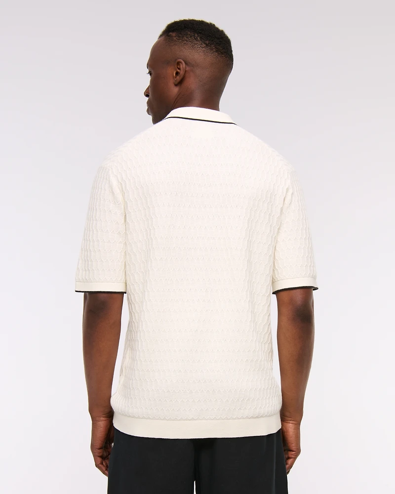 PGA Scottish Open 3-Button Sweater Polo