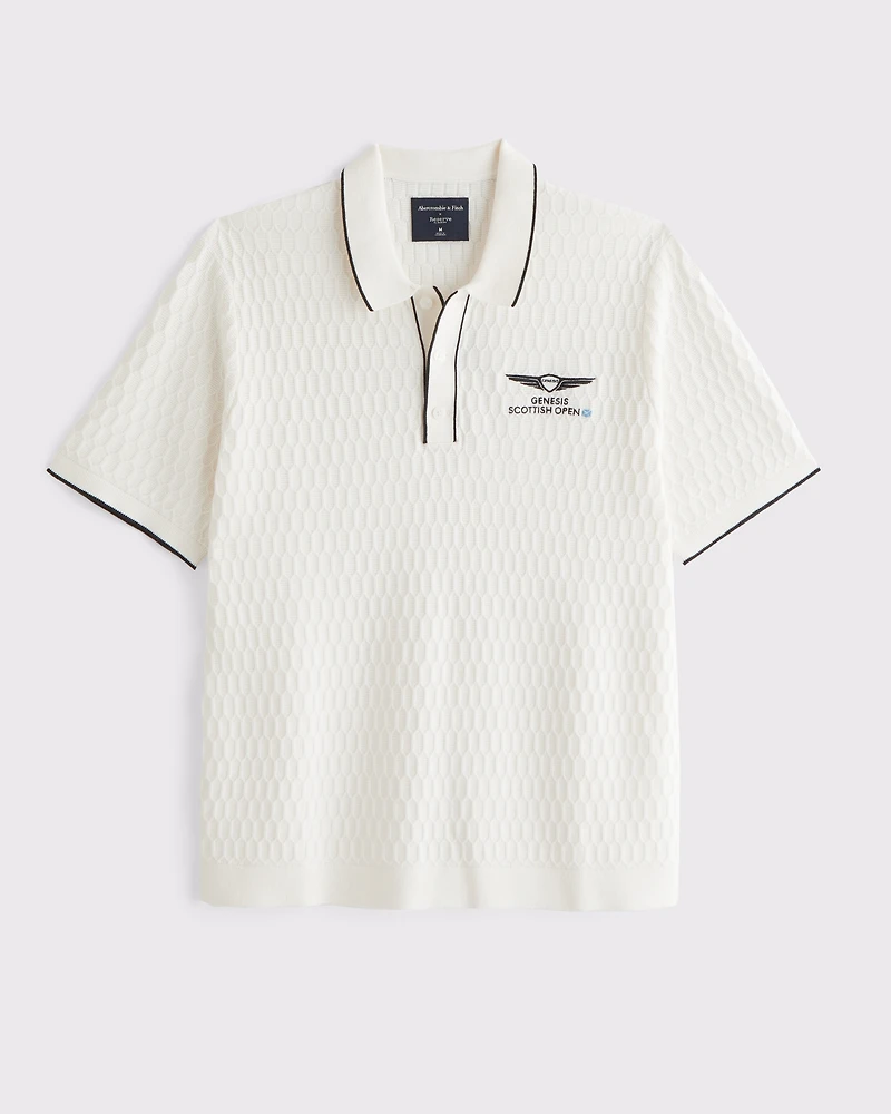 PGA Scottish Open 3-Button Sweater Polo