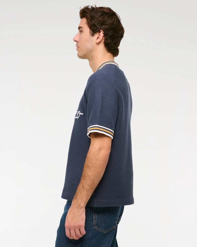 Bronco Soccer Jersey-Inspired Sweater