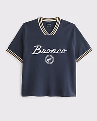 Bronco Soccer Jersey-Inspired Sweater