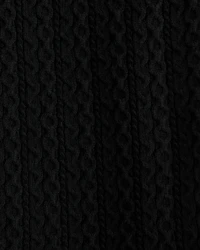 Cable Button-Through Sweater Polo