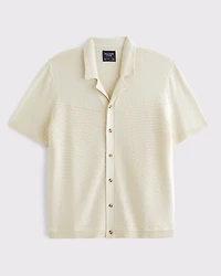 Western Button-Through Sweater Polo
