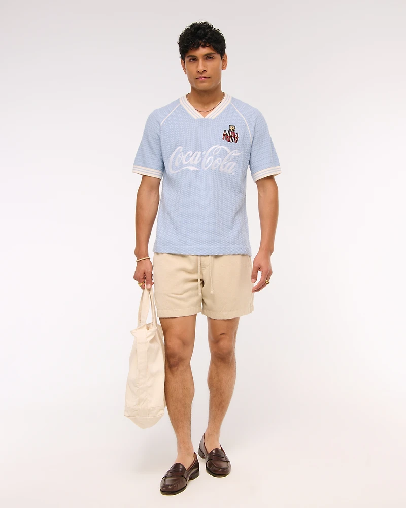 Coca-Cola Soccer Jersey-Inspired Sweater