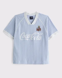 Coca-Cola Soccer Jersey-Inspired Sweater