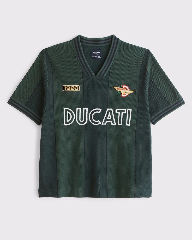 Coca-Cola Soccer Jersey-Inspired Sweater