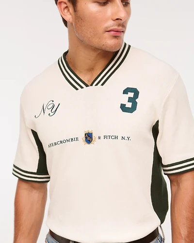 Soccer Jersey-Inspired Sweater