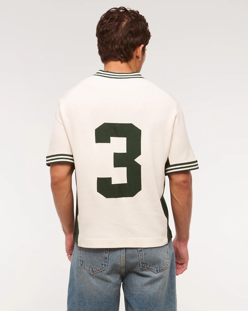 Soccer Jersey-Inspired Sweater