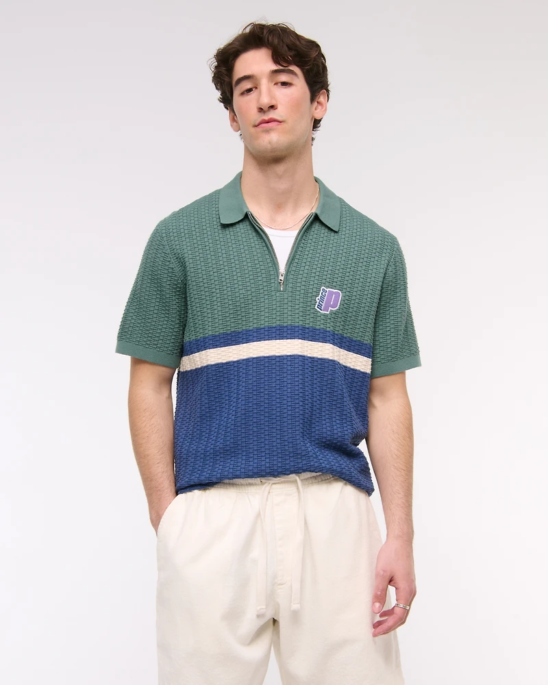Prince Tennis Zip Sweater Polo