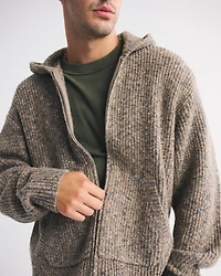 Full-Zip Hooded Sweater
