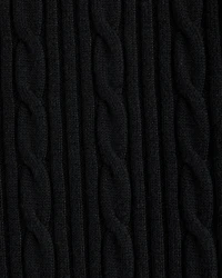 Merino Wool-Blend Cable Crew Sweater