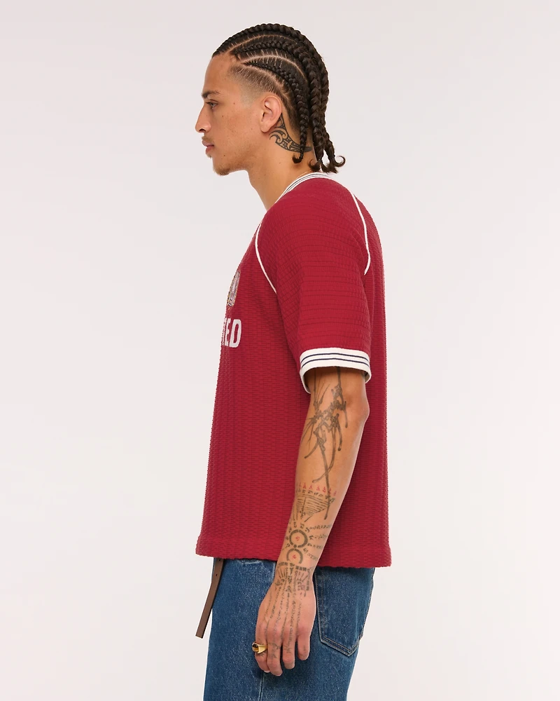 Random Golf Club Soccer Jersey-Inspired Sweater