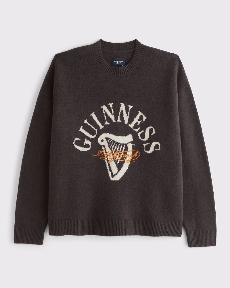Oversized Guinness Graphic Crew Sweater