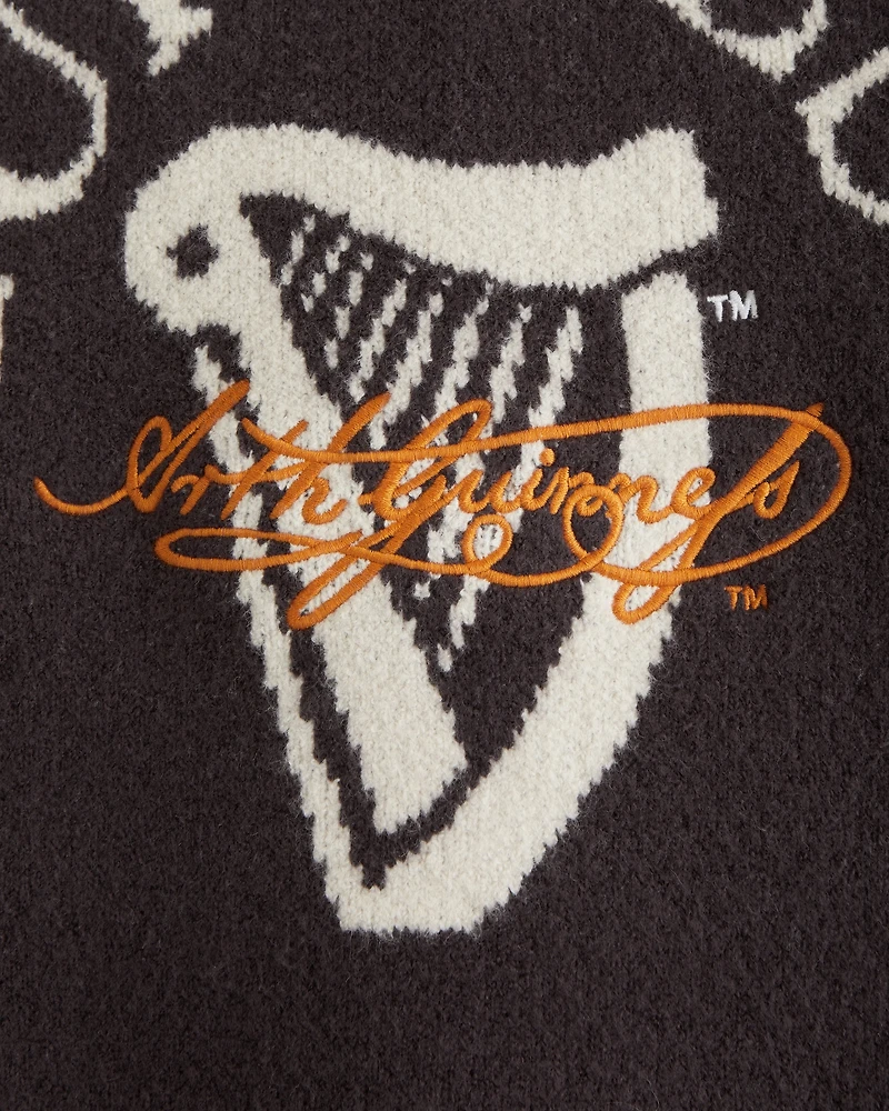 Oversized Guinness Graphic Crew Sweater