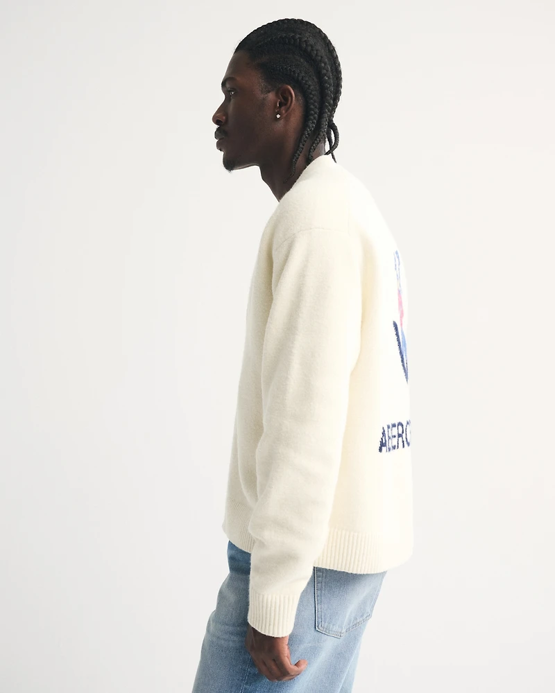 Graphic Logo Cardigan