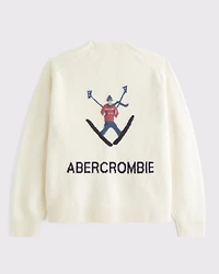 Graphic Logo Cardigan