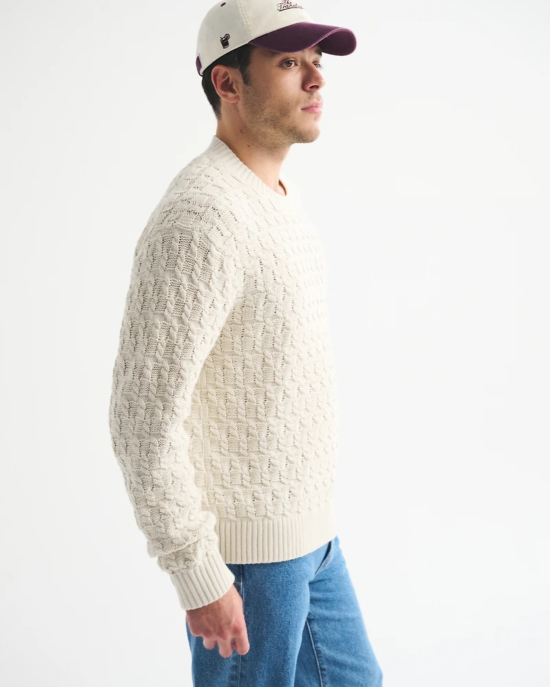 Cable Crew Sweater