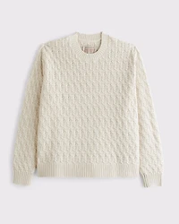 Cable Crew Sweater
