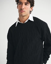 Cable Crew Sweater